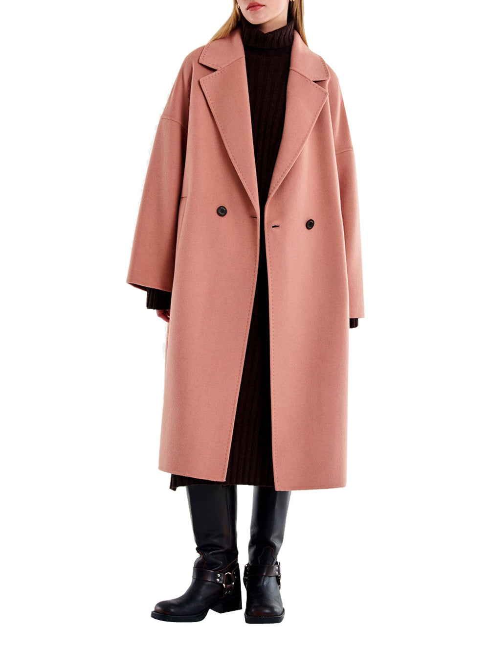 VICOLO Cappotto Donna - Rosa modello TF0003