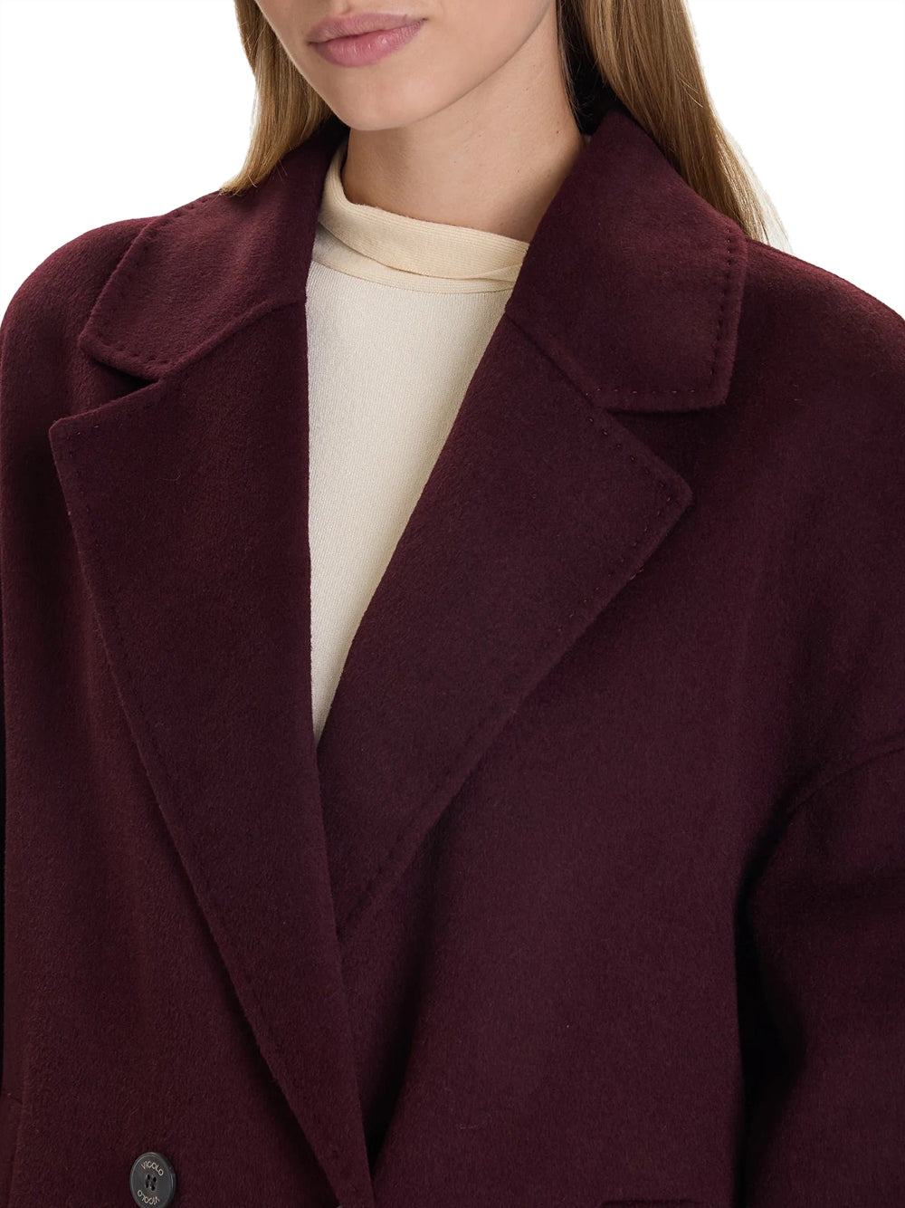 VICOLO Cappotto Donna - Bordò modello TF0003