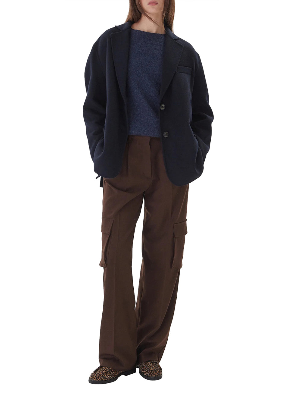 VICOLO Cappotto Donna - Blu modello TF0005