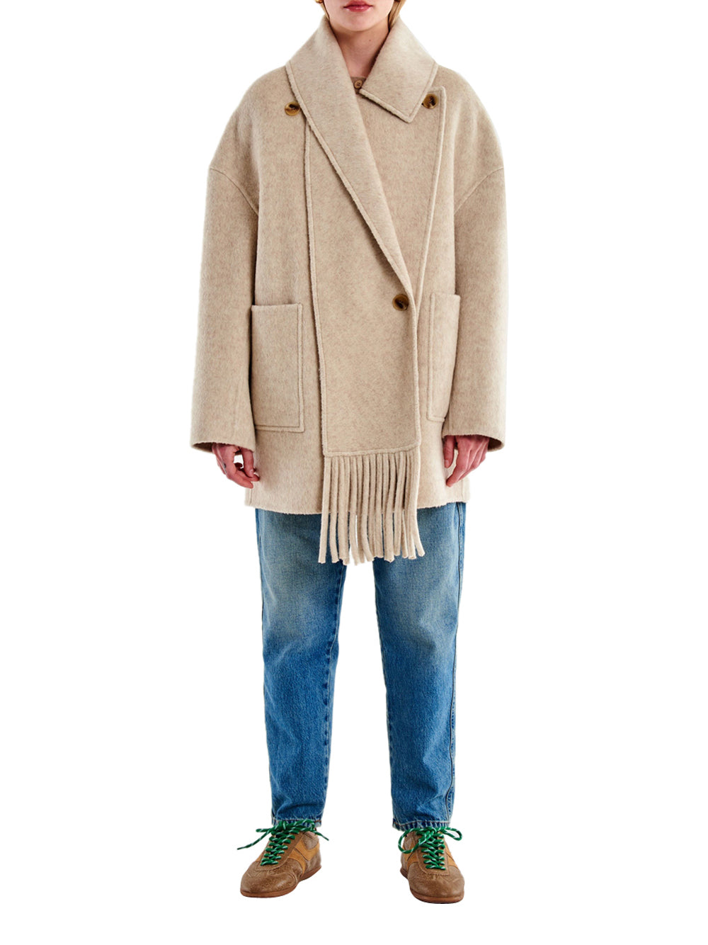 VICOLO Cappotto Donna - Beige modello TF0025