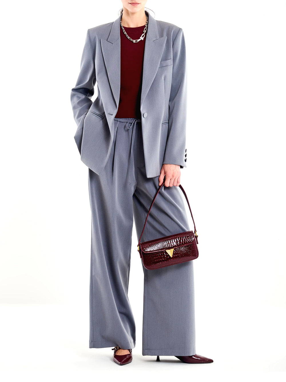 VICOLO Top Donna - Grigio modello TF0369