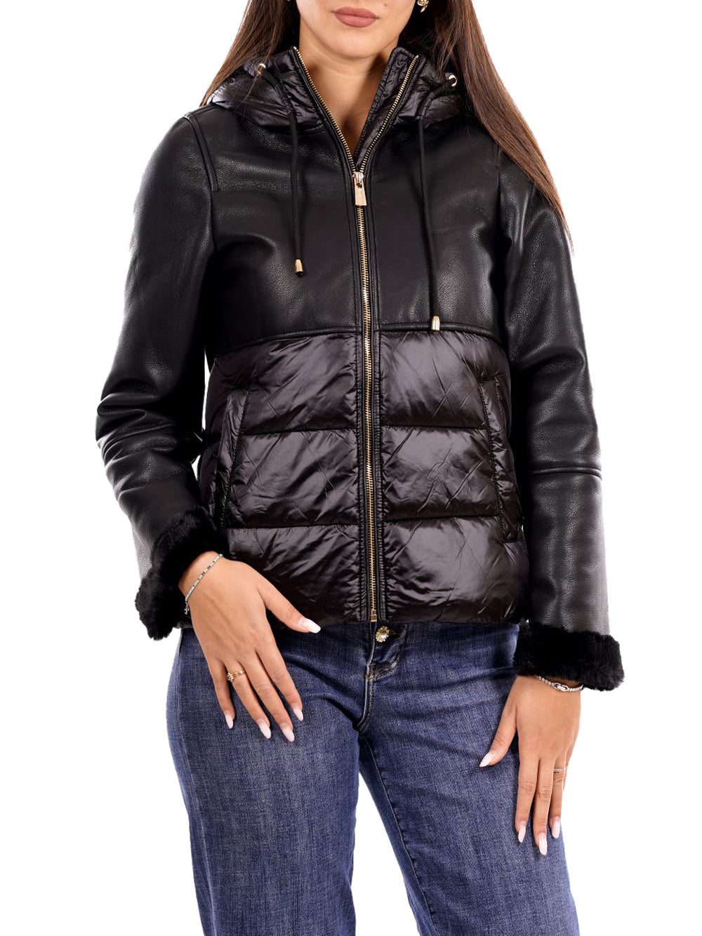 YES ZEE Giubbino Donna - Nero modello J018GB00