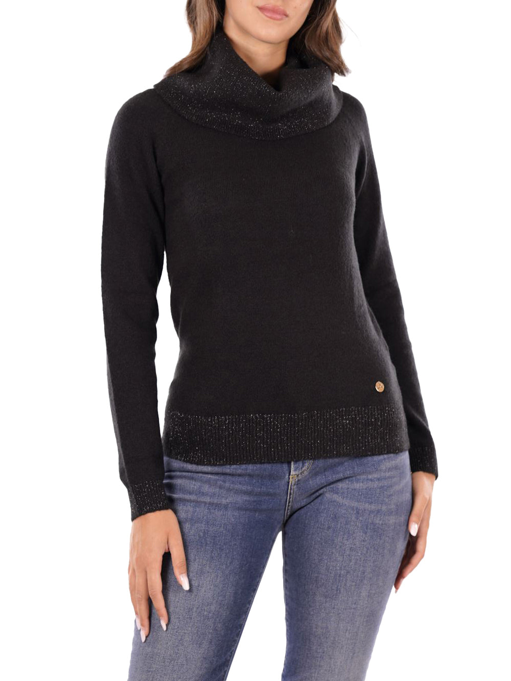 YES ZEE Maglione Donna - Nero modello M054BT00