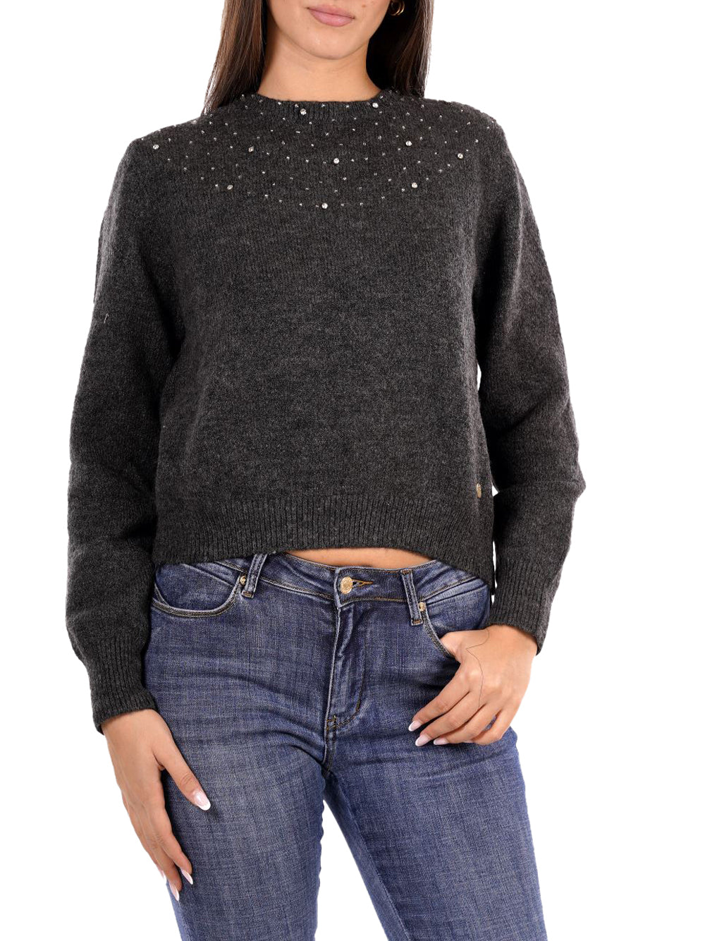 YES ZEE Maglione Donna - Grigio modello M082JZ00