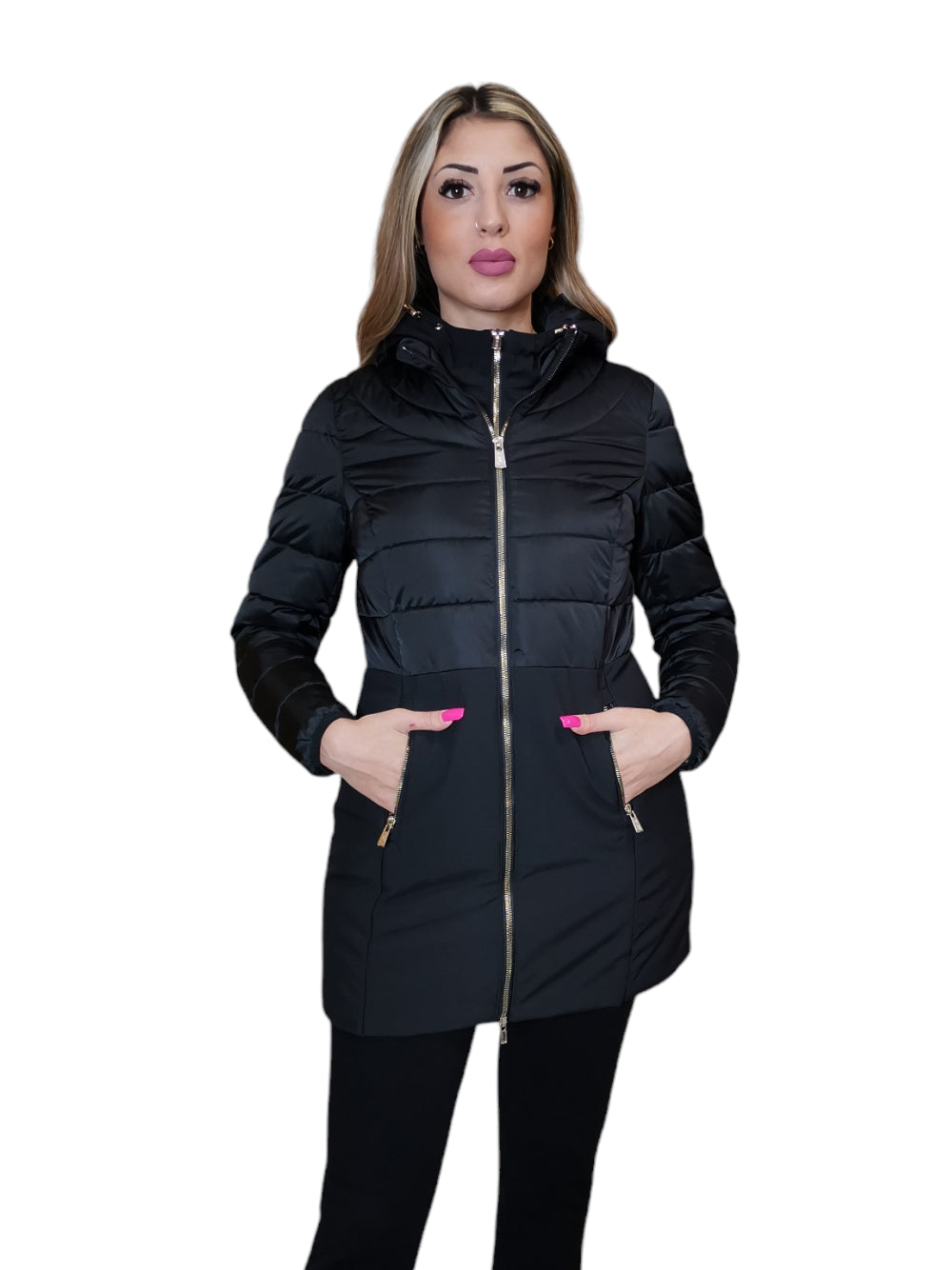 YES ZEE Giubbino Donna - Nero modello O003M800