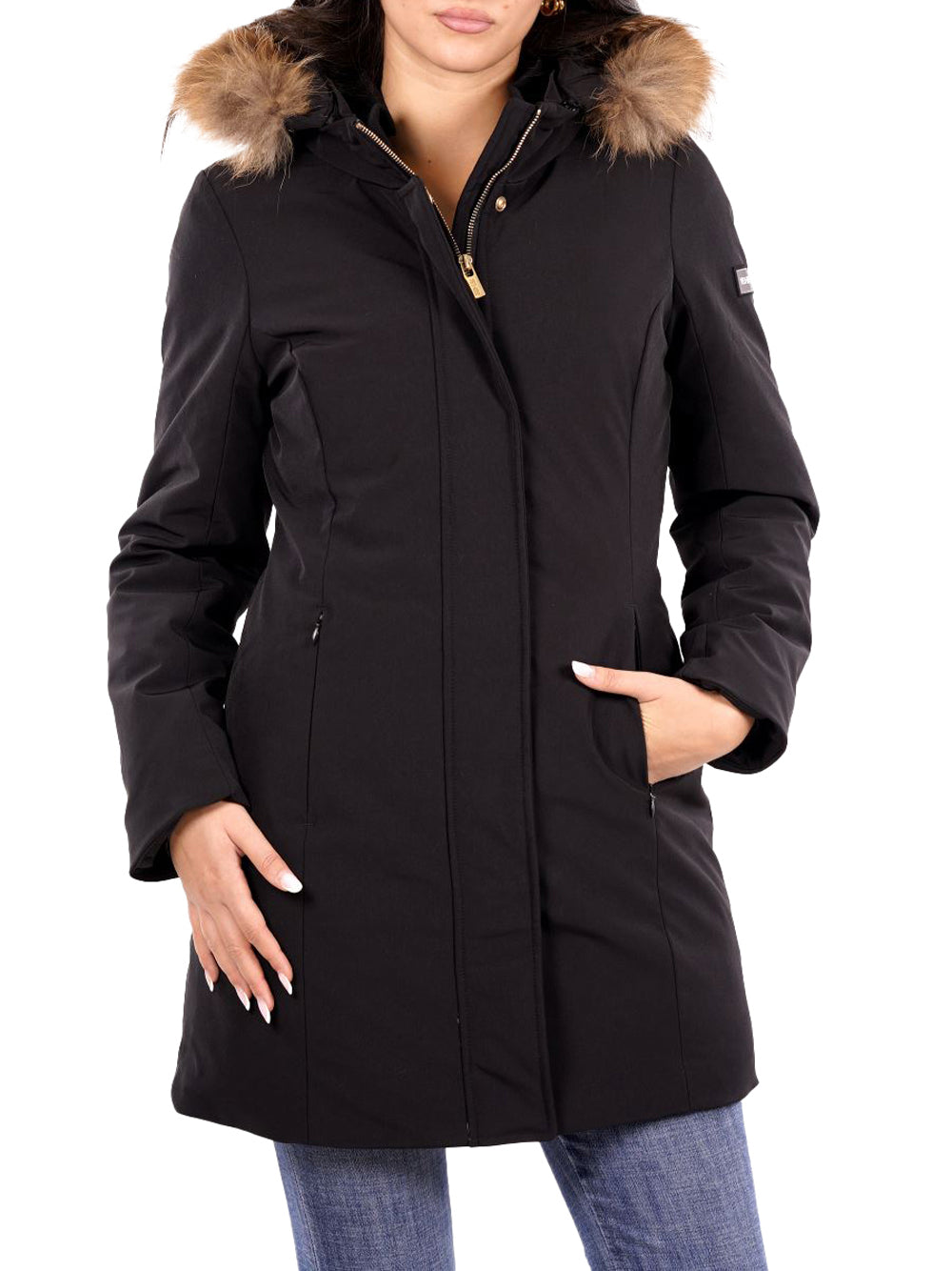 YES ZEE Cappotto Donna - Nero modello O075NU00