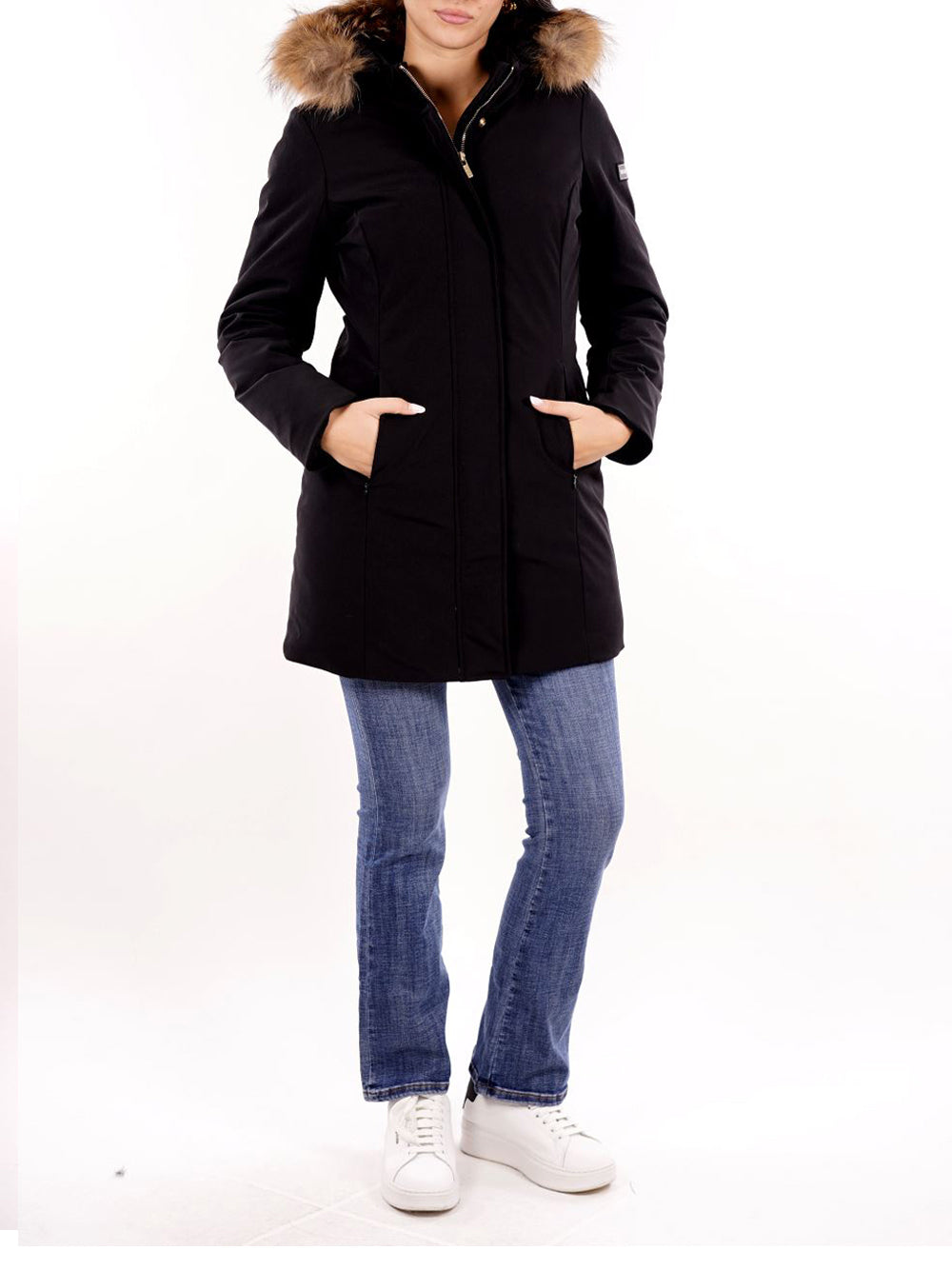 YES ZEE Cappotto Donna - Nero modello O075NU00
