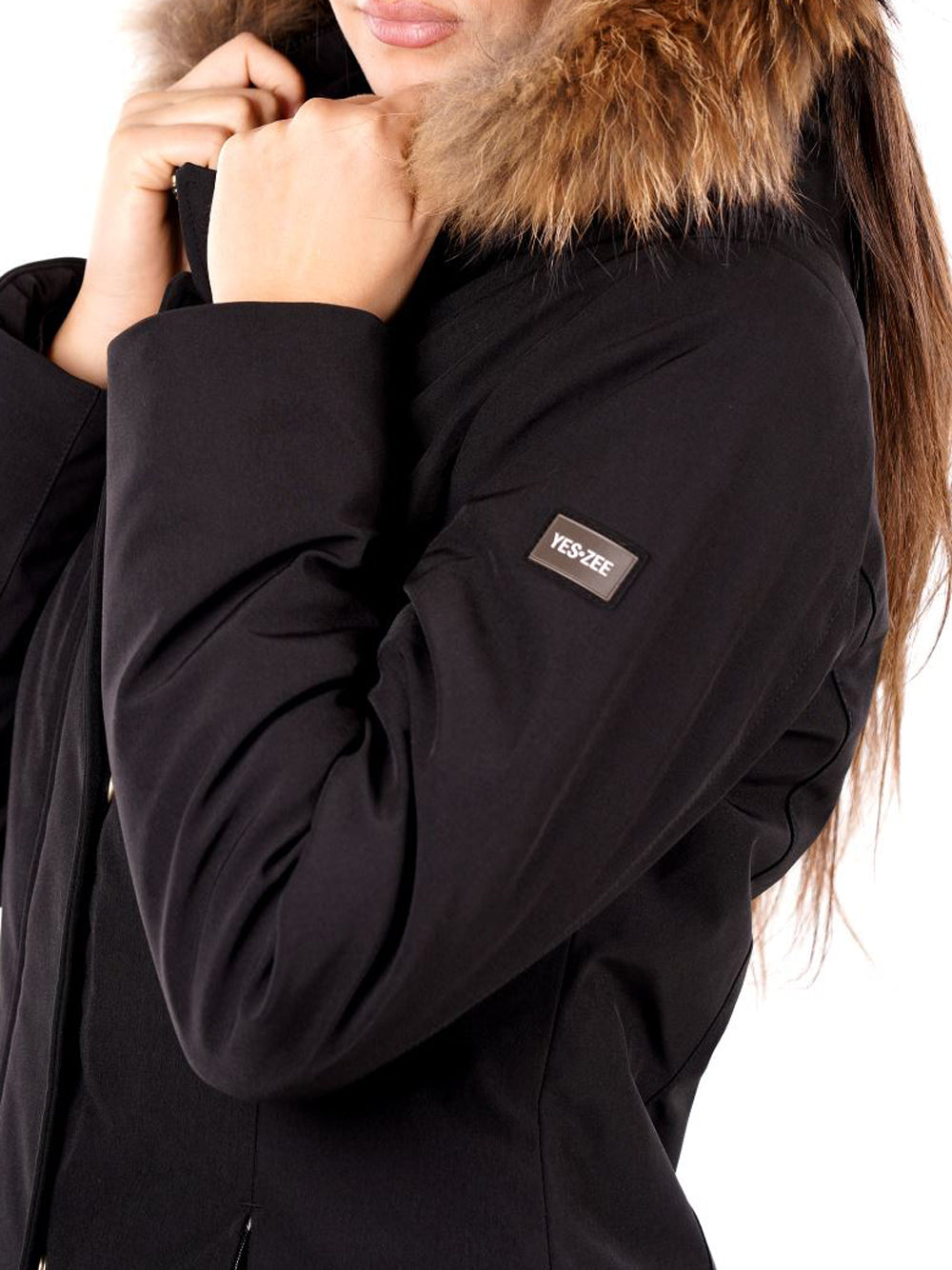 YES ZEE Cappotto Donna - Nero modello O075NU00