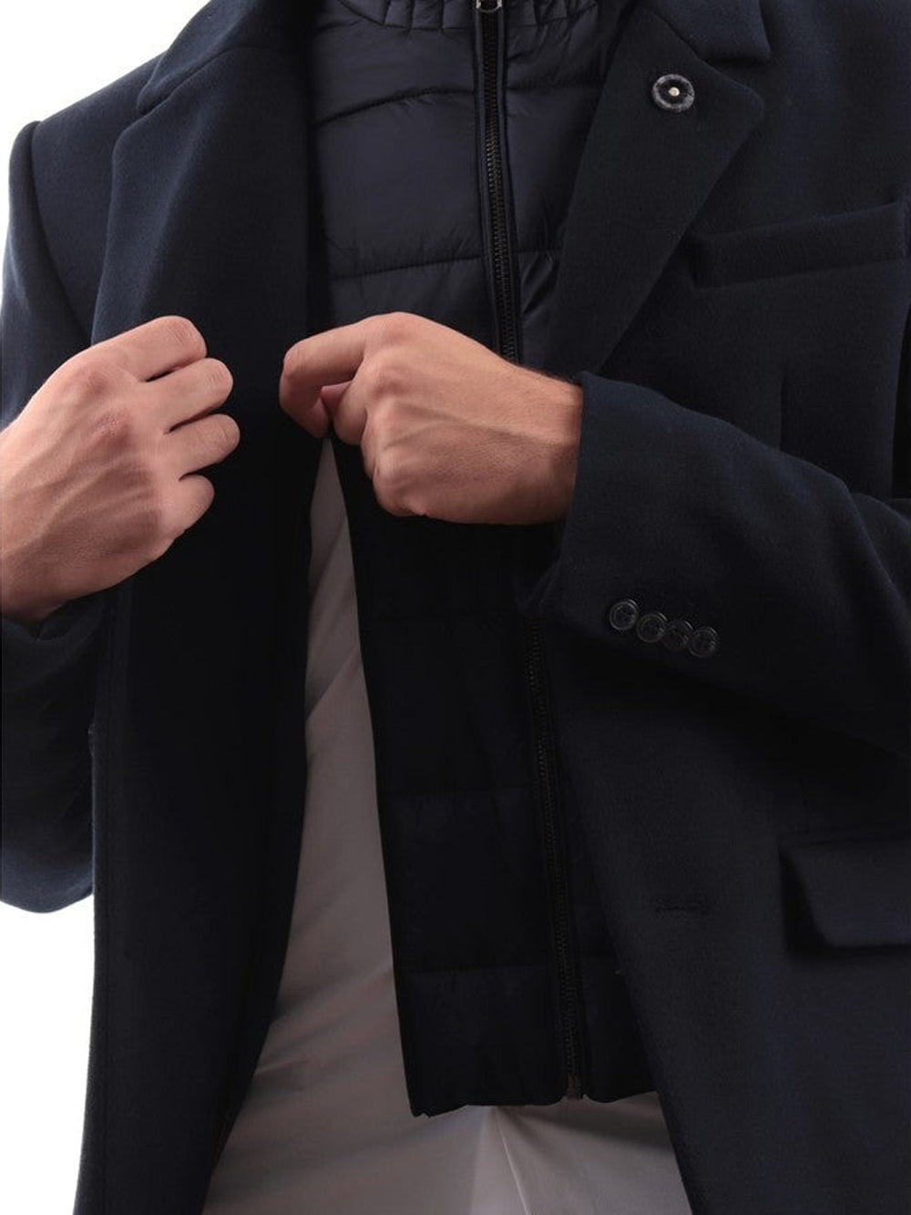 YES ZEE Cappotto Uomo - Blu modello O816KK00