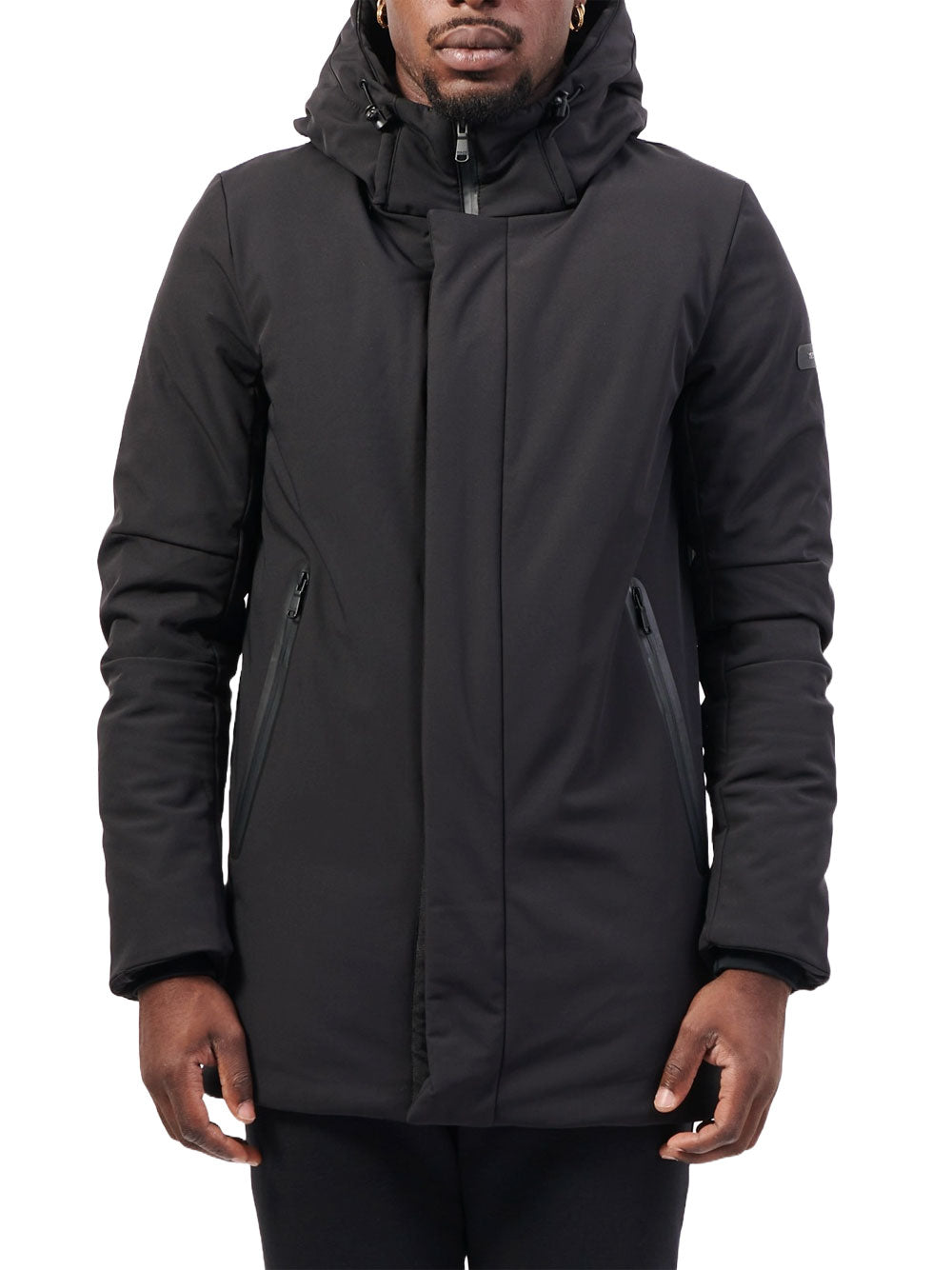 YES ZEE Cappotto Uomo - Nero modello O843NM00