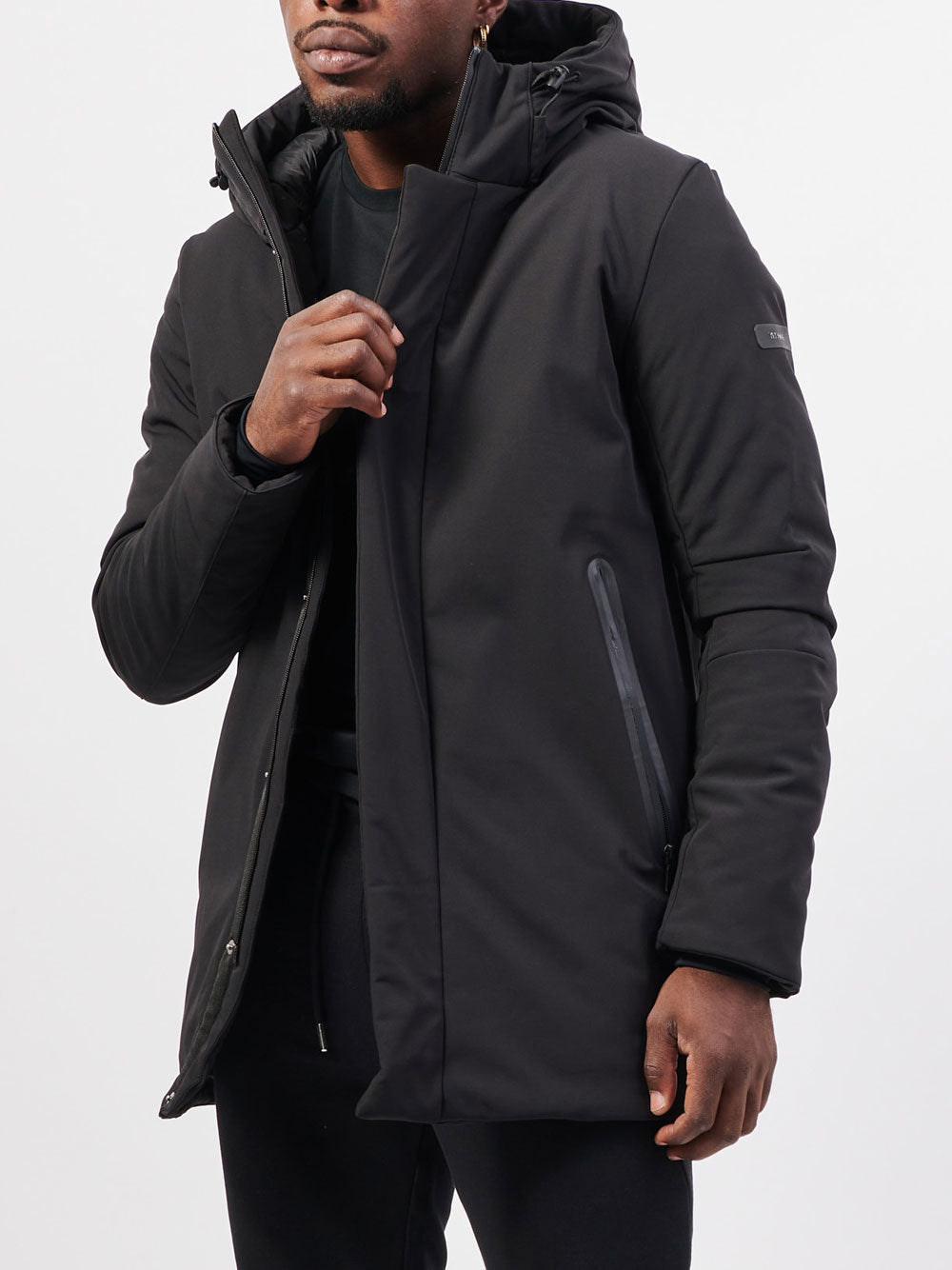 YES ZEE Cappotto Uomo - Nero modello O843NM00