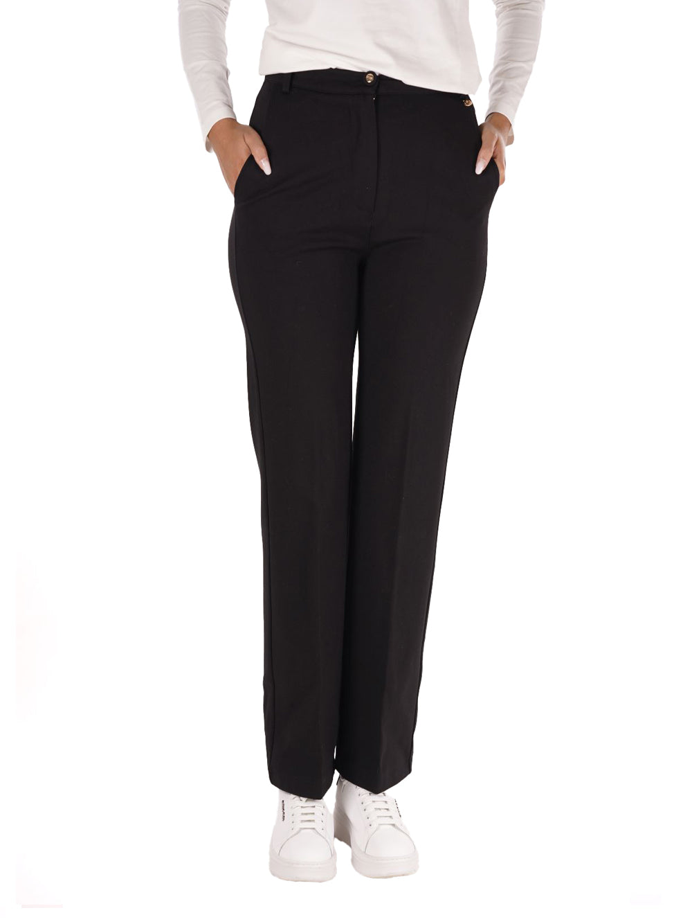 YES ZEE Pantalone Donna - Nero modello P368CE00