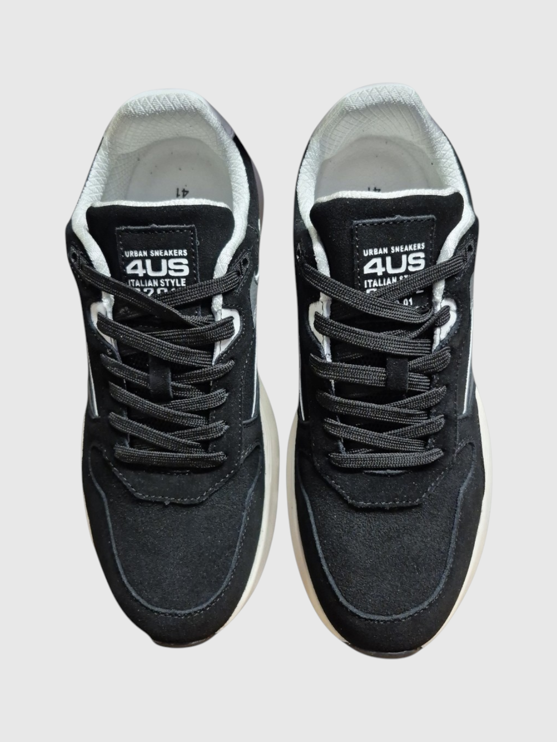 4US Sneakers Uomo - Nero modello 25-439