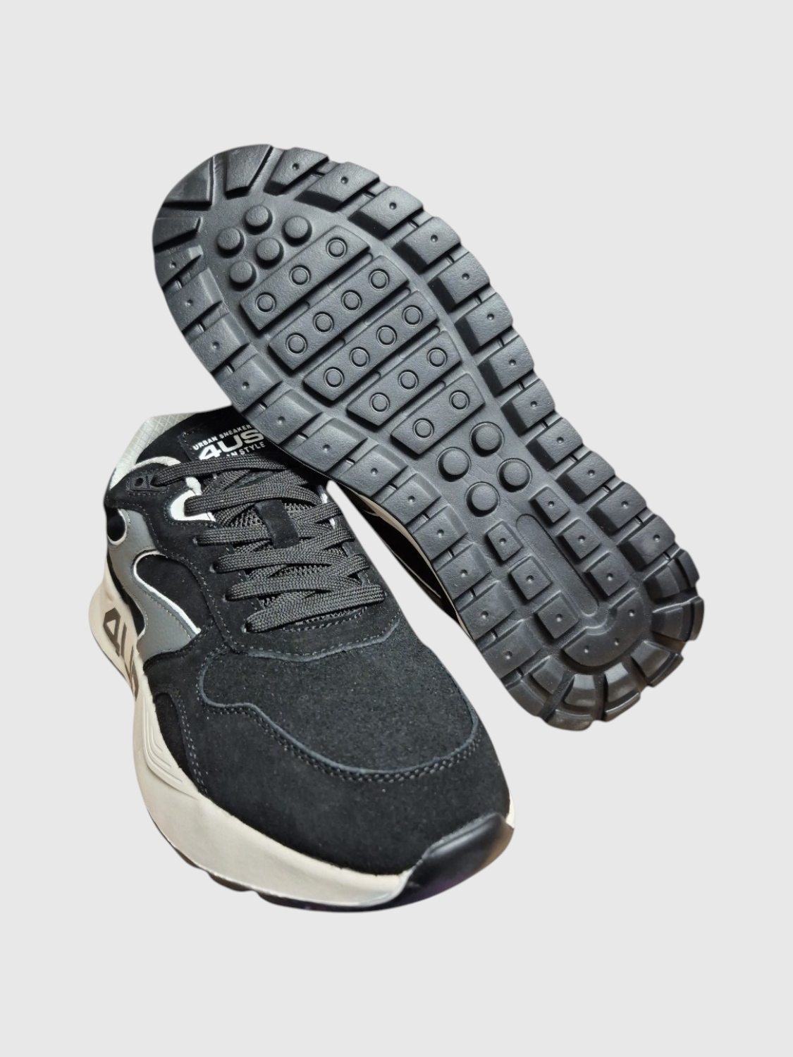 4US Sneakers Uomo - Nero modello 25-439