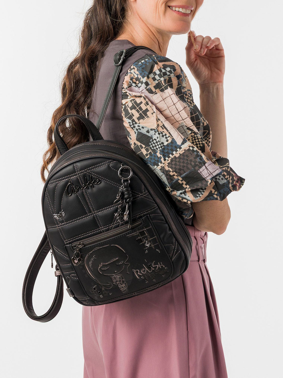ANEKKE Borsa a Zainetto Donna - Marrone modello 43755