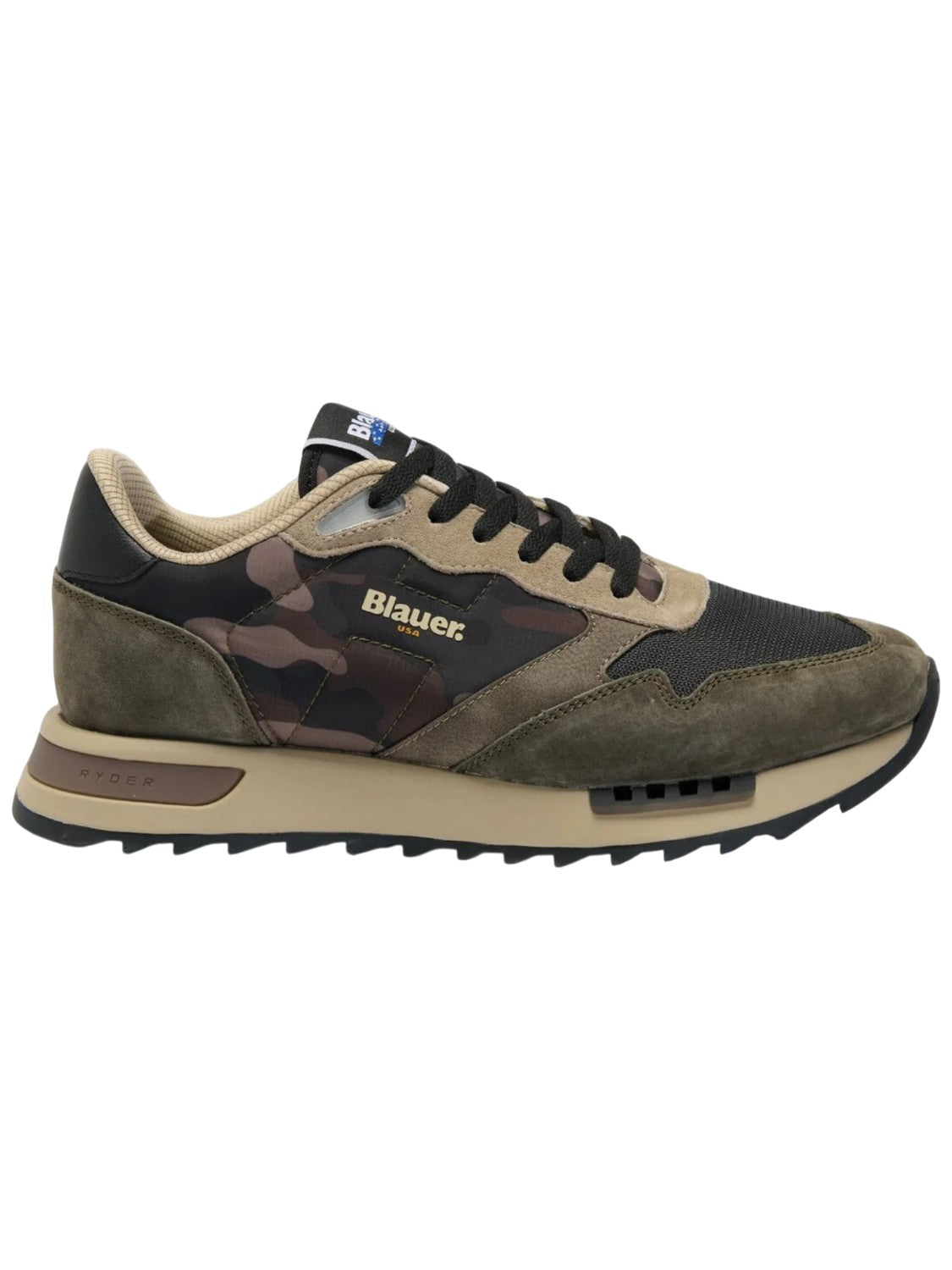 BLAUER Sneakers Uomo - Verde modello F6RYDER01/CAM