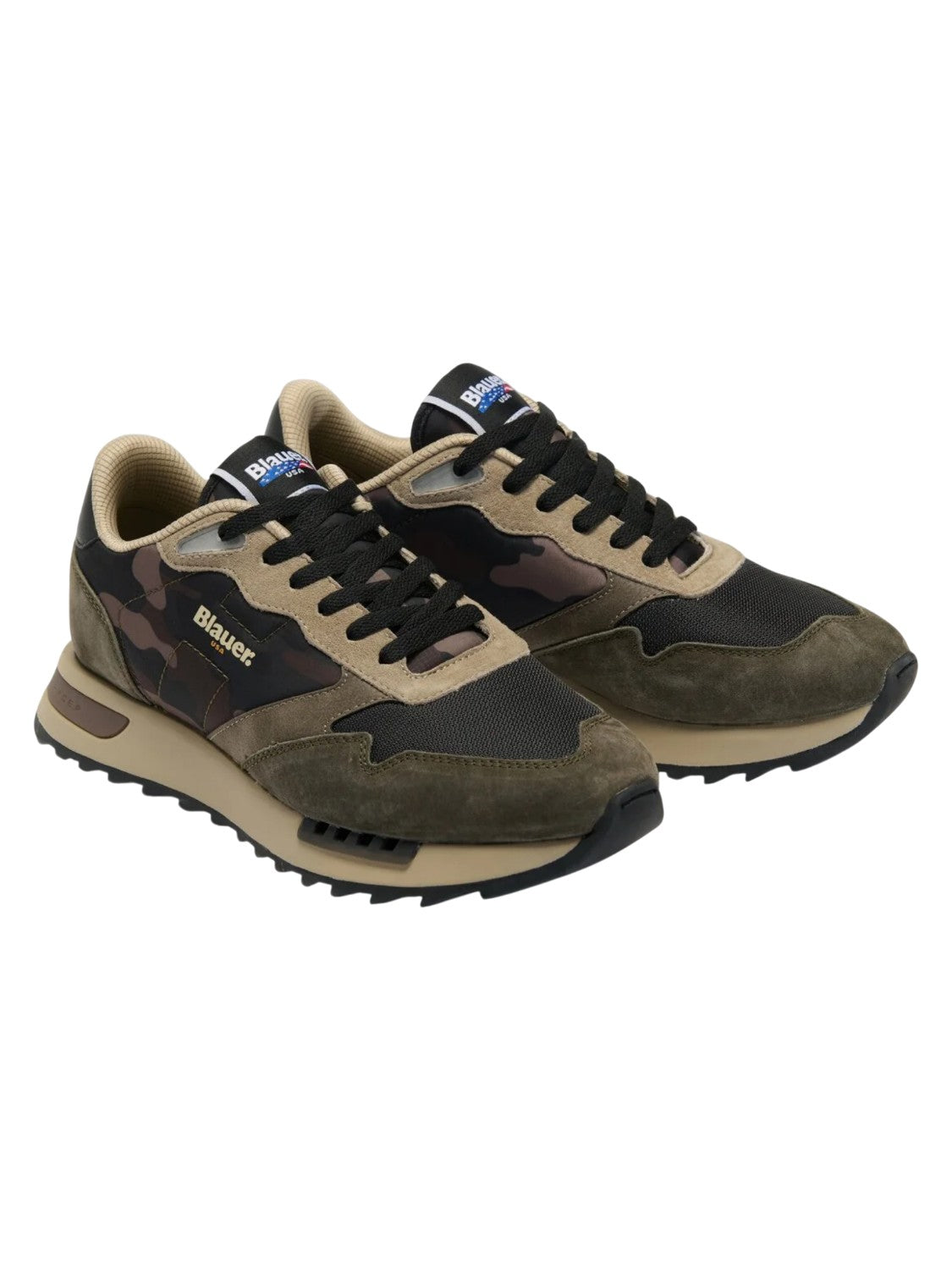 BLAUER Sneakers Uomo - Verde modello F6RYDER01/CAM