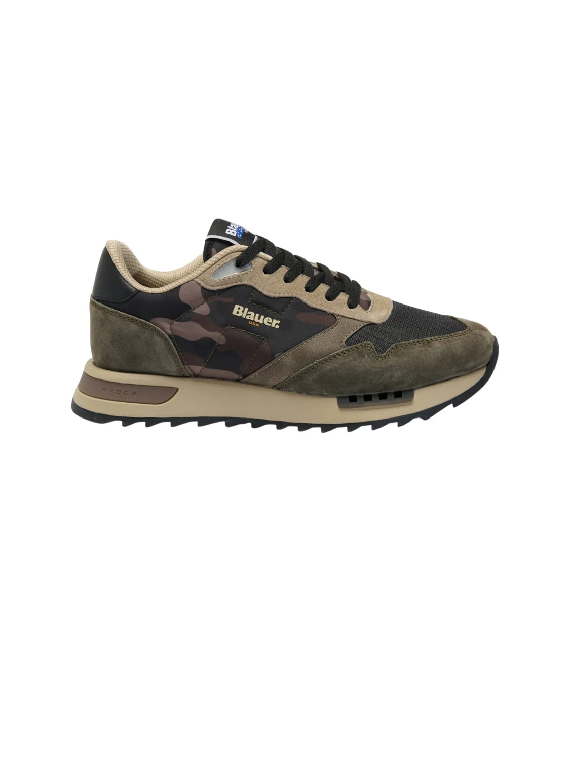 BLAUER Sneakers Uomo - Verde modello F6RYDER01/CAM