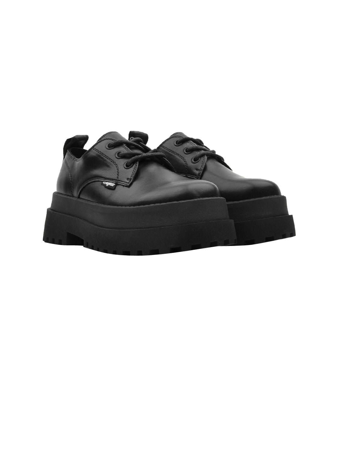 BUFFALO Scarpe Stringate platform Donna - Nero modello 1622536