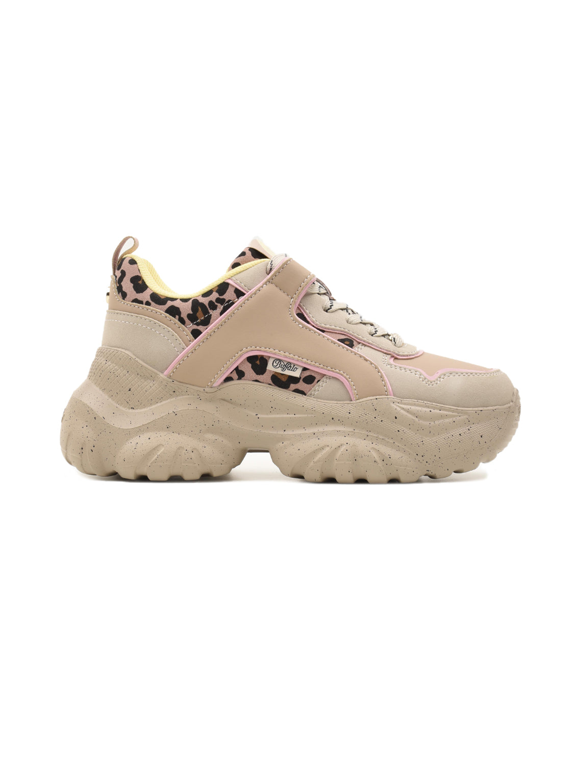 BUFFALO Sneakers platform Donna - Beige modello PD00016140