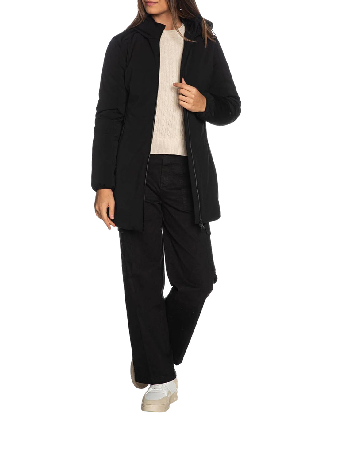 CIESSE PIUMINI Cappotto Donna - Nero modello 253CPWC05016P7T43E