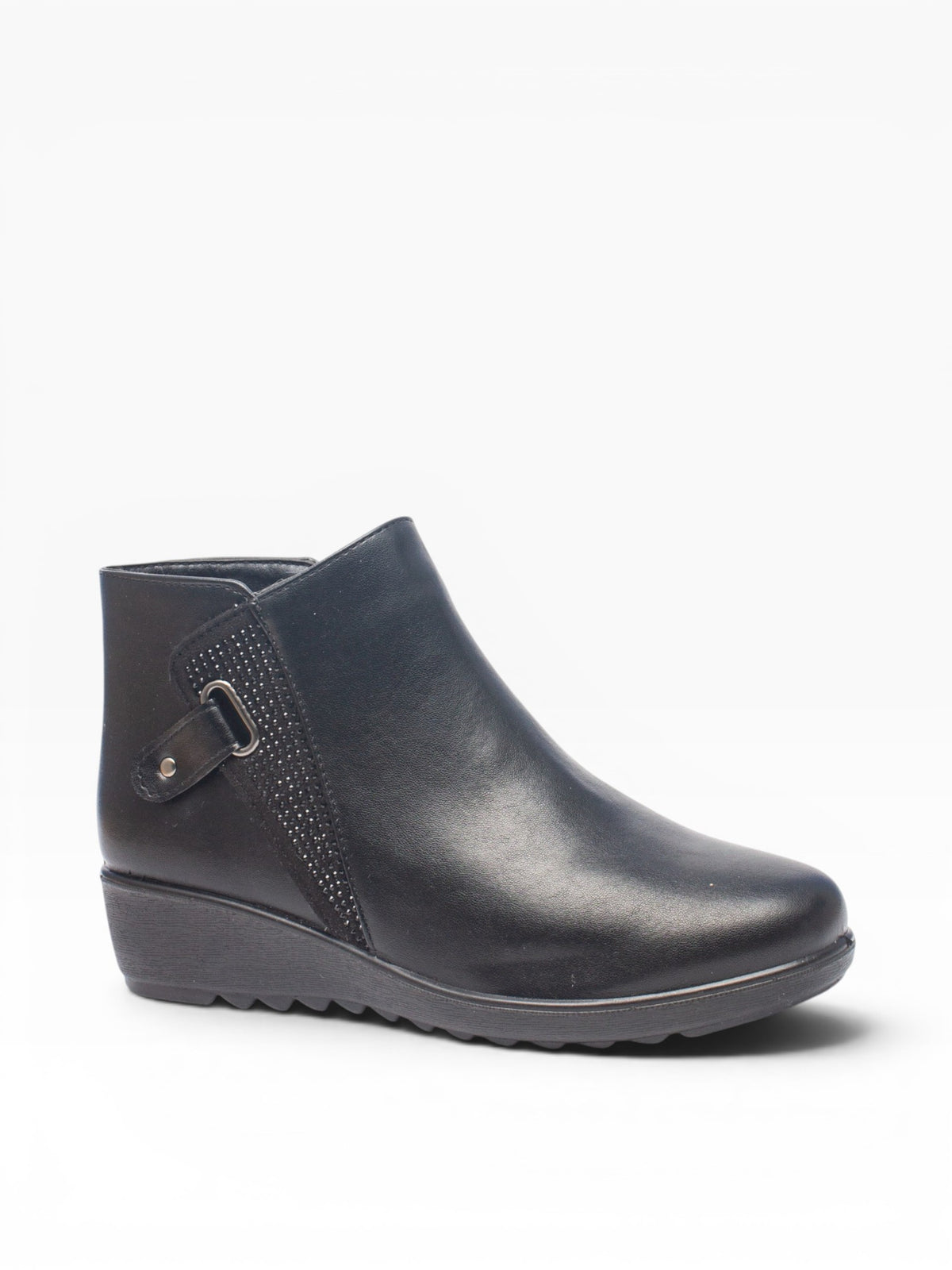 CINZIA SOFT Stivaletti con zeppa Donna - Nero modello PF333