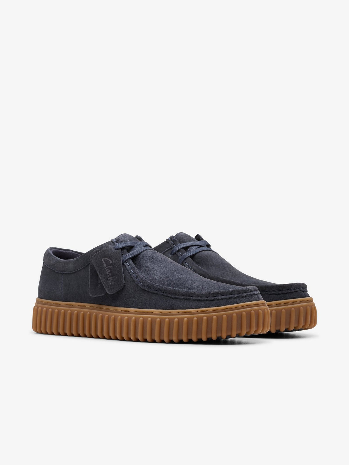 CLARKS Scarpe Stringate Moc toe Uomo - Blu modello 26179708