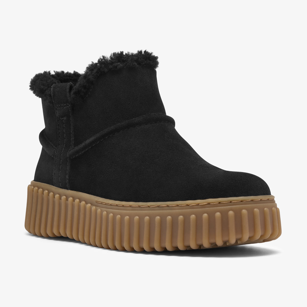 CLARKS Stivaletti platform Donna - Nero modello 26320239