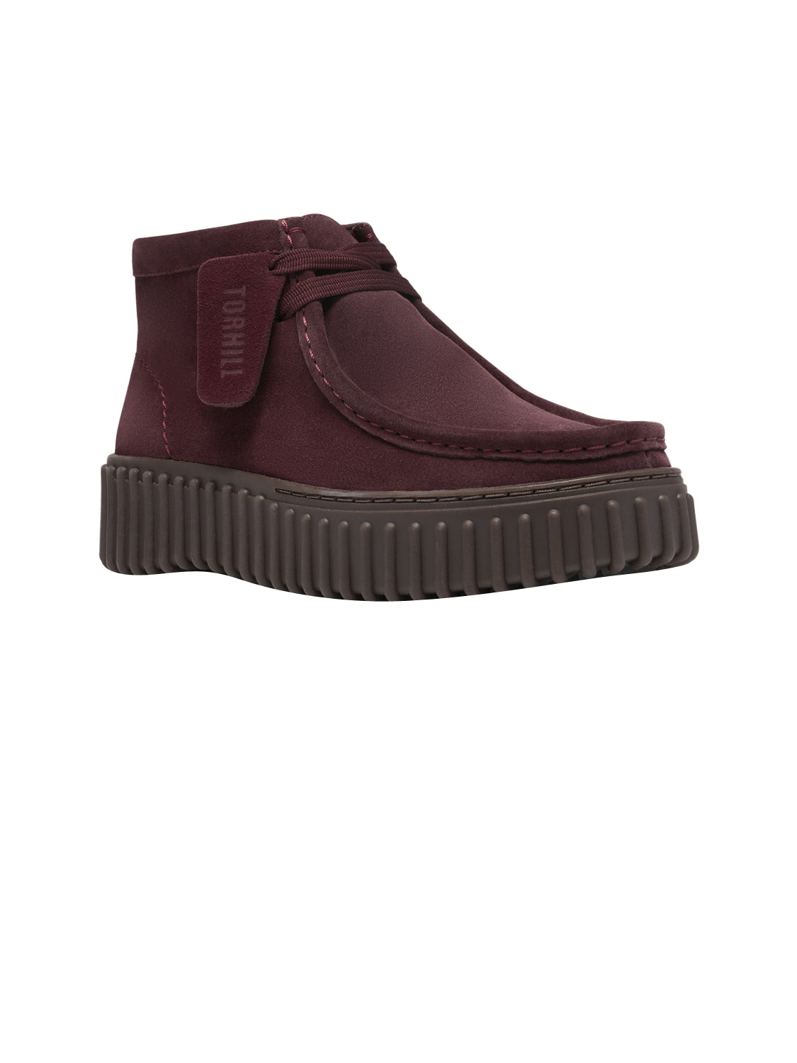 CLARKS Stivaletti platform Donna - Bordò modello 26329426
