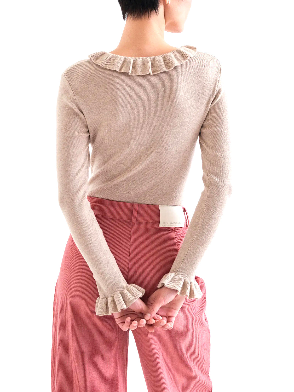 COMPAGNIA FANTASTICA Top Donna - Beige modello 63C/10301
