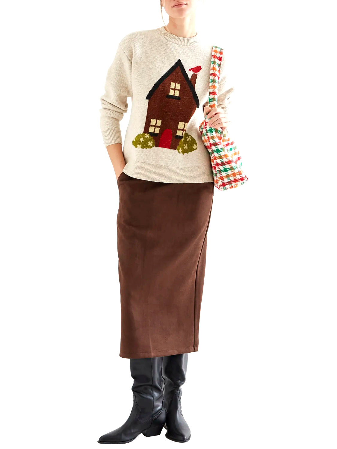 COMPAGNIA FANTASTICA Maglione Donna - Beige modello 64C/10263