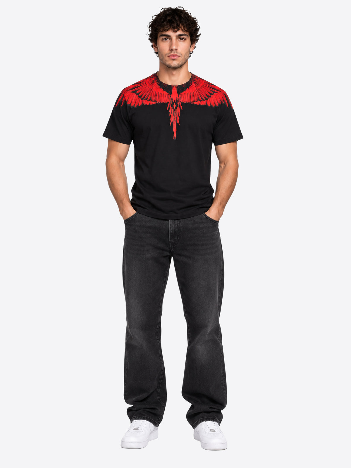 COUNTY OF MILAN T-shirt Uomo - Nero modello F6CMMATH041