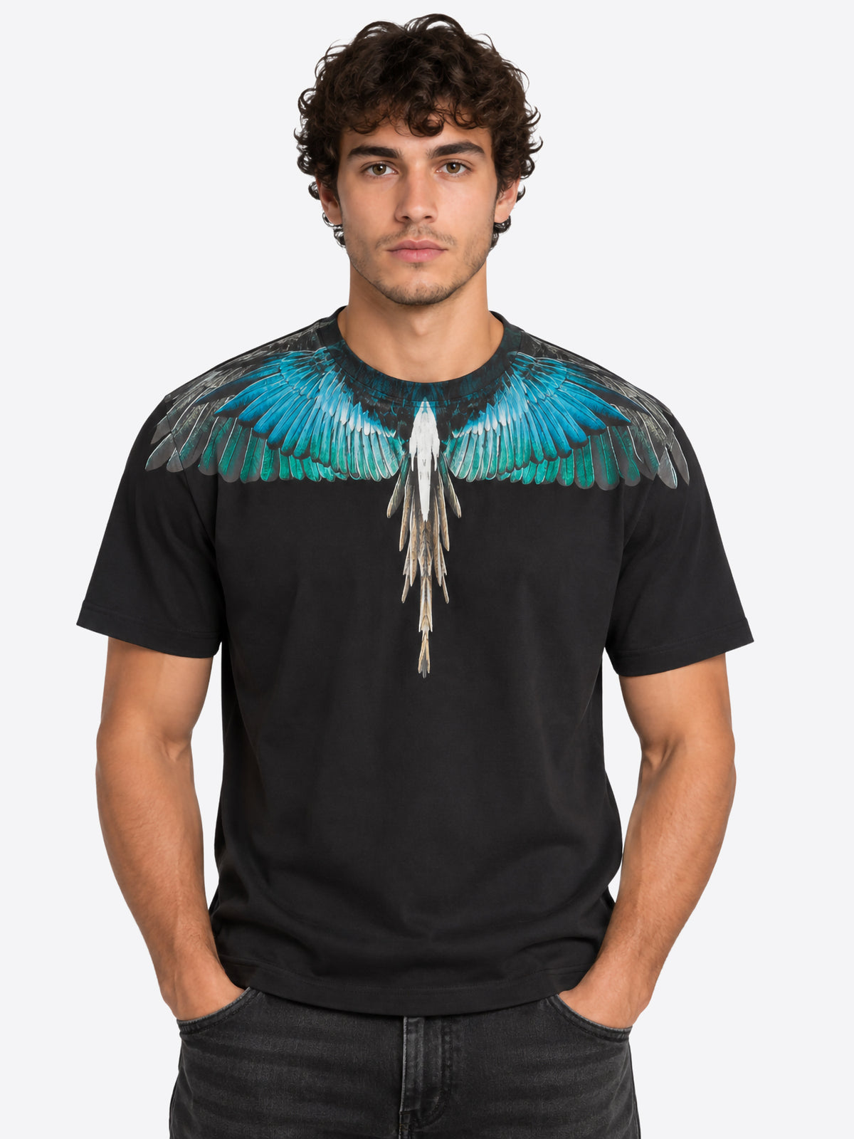 COUNTY OF MILAN T-shirt Uomo - Nero modello F6CMMATH085