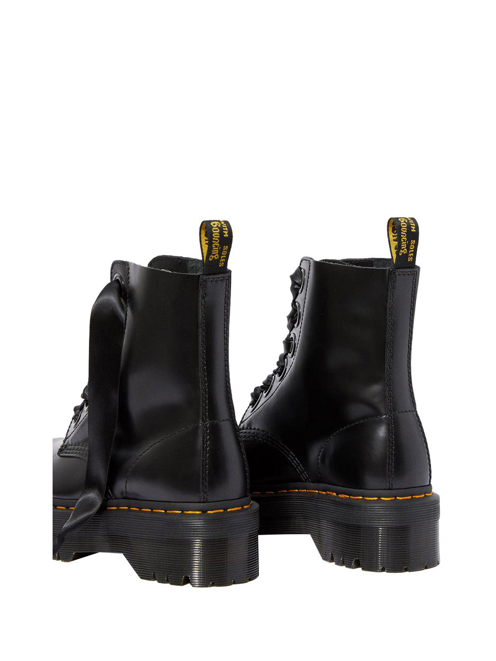 DR. MARTENS Stivaletti platform Donna - Nero modello MOLLY