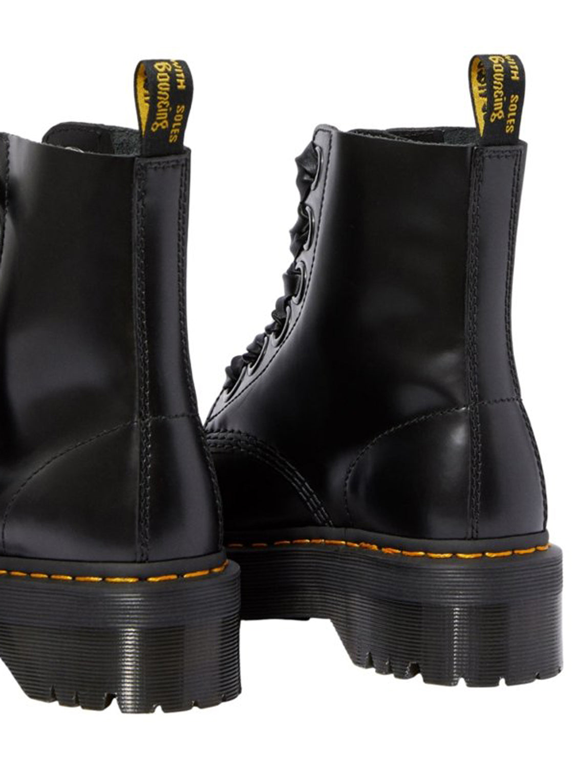 DR. MARTENS Stivaletti platform Donna - Nero modello MOLLY
