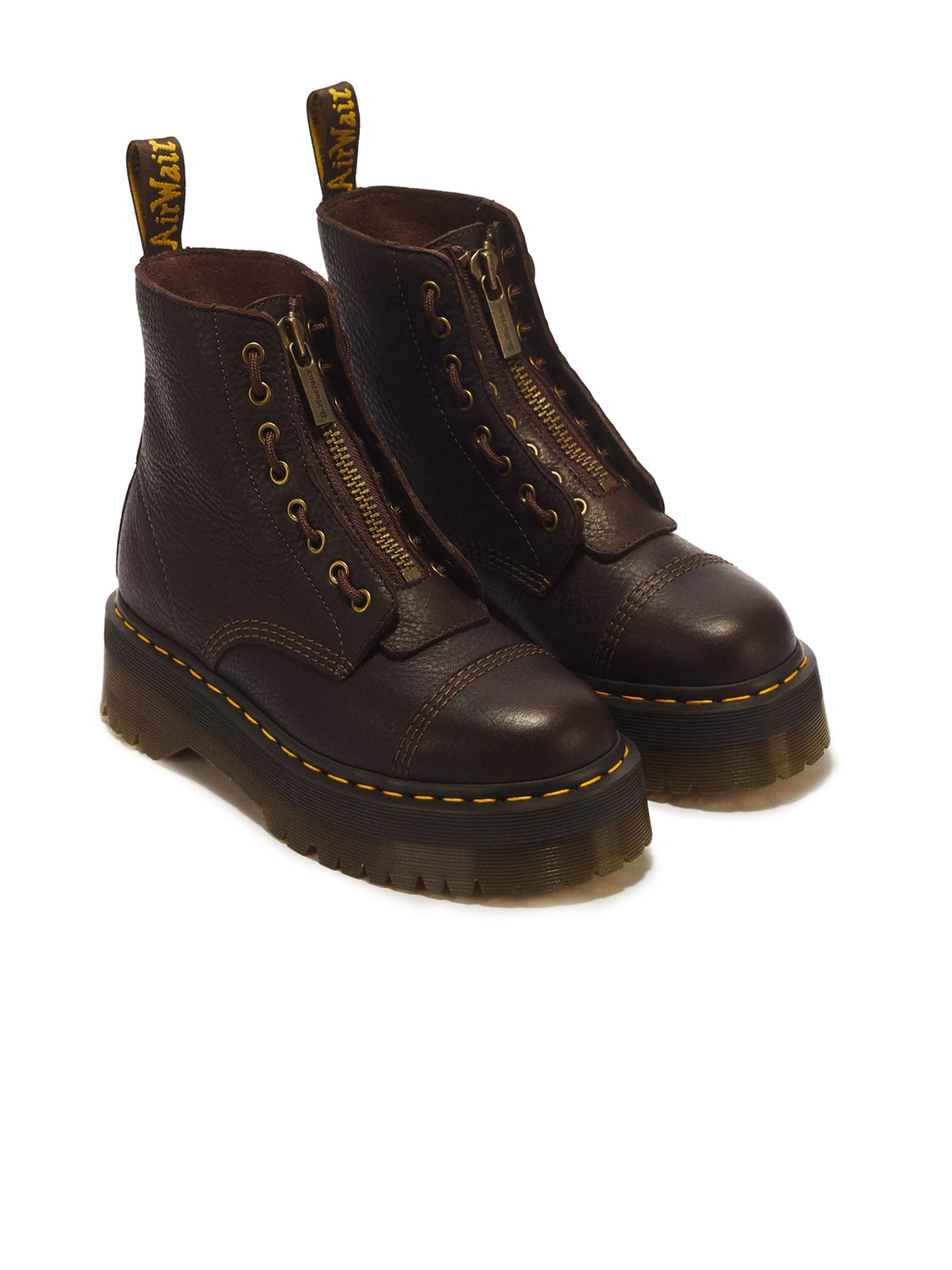 DR. MARTENS Stivaletti platform Donna - Marrone modello SINCLAIR