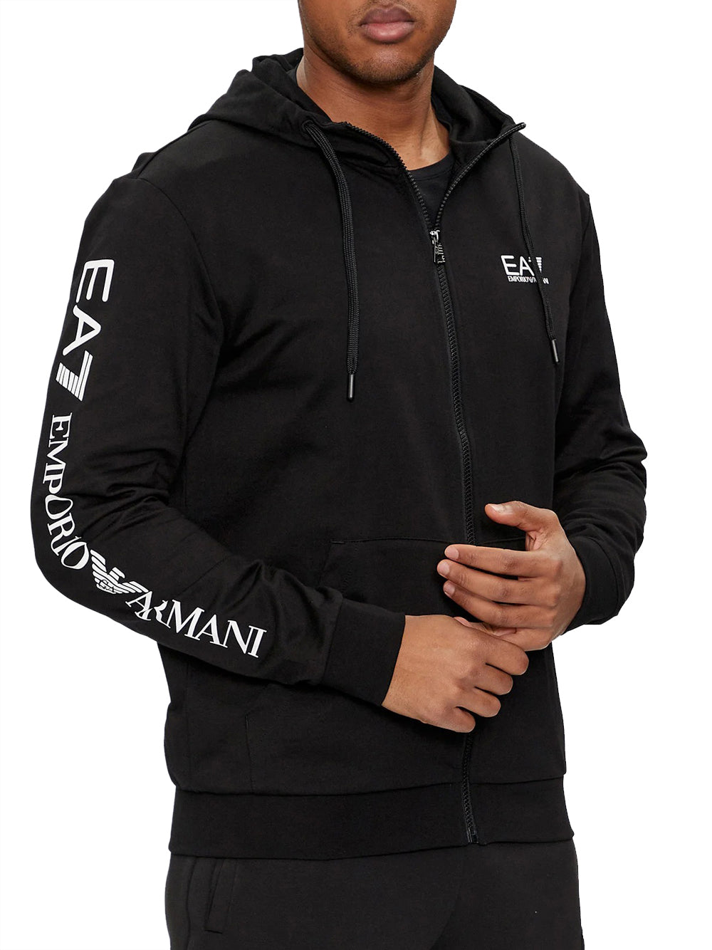 EA7 Felpa Uomo - Nero modello 7M000568 AF13512