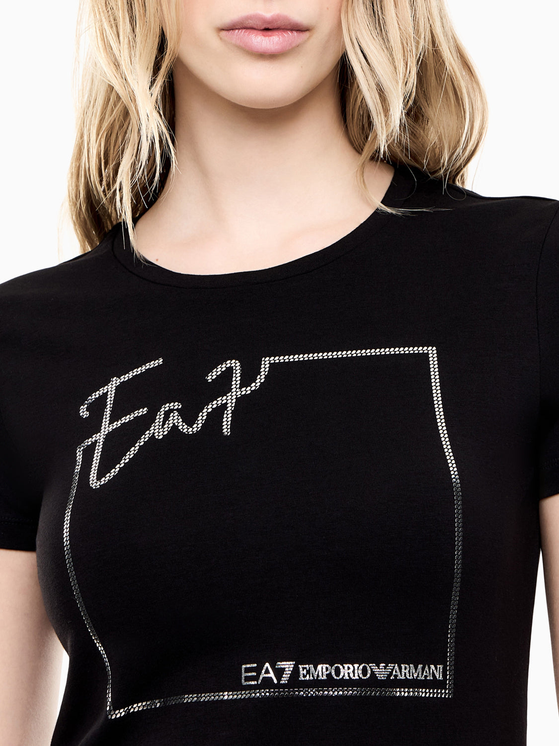 EA7 T-shirt Donna - Nero modello 7W001663 AF10373