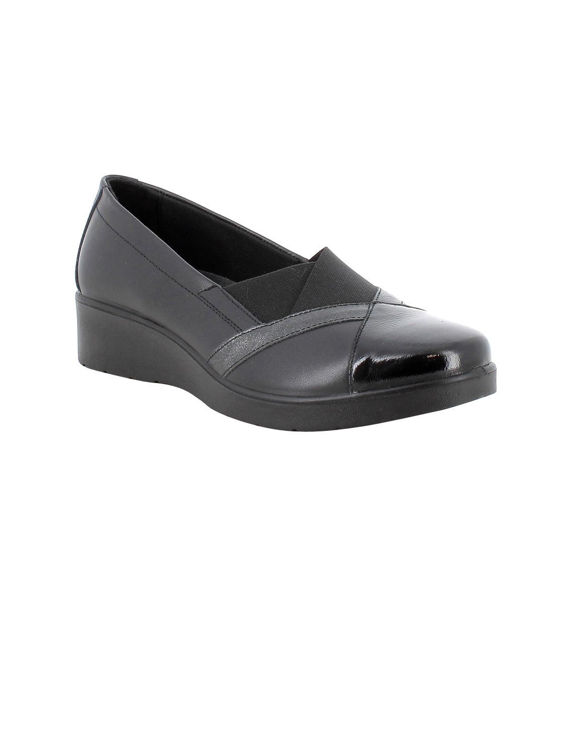ENVAL SOFT Mocassini con zeppa Donna - Nero modello 2266600