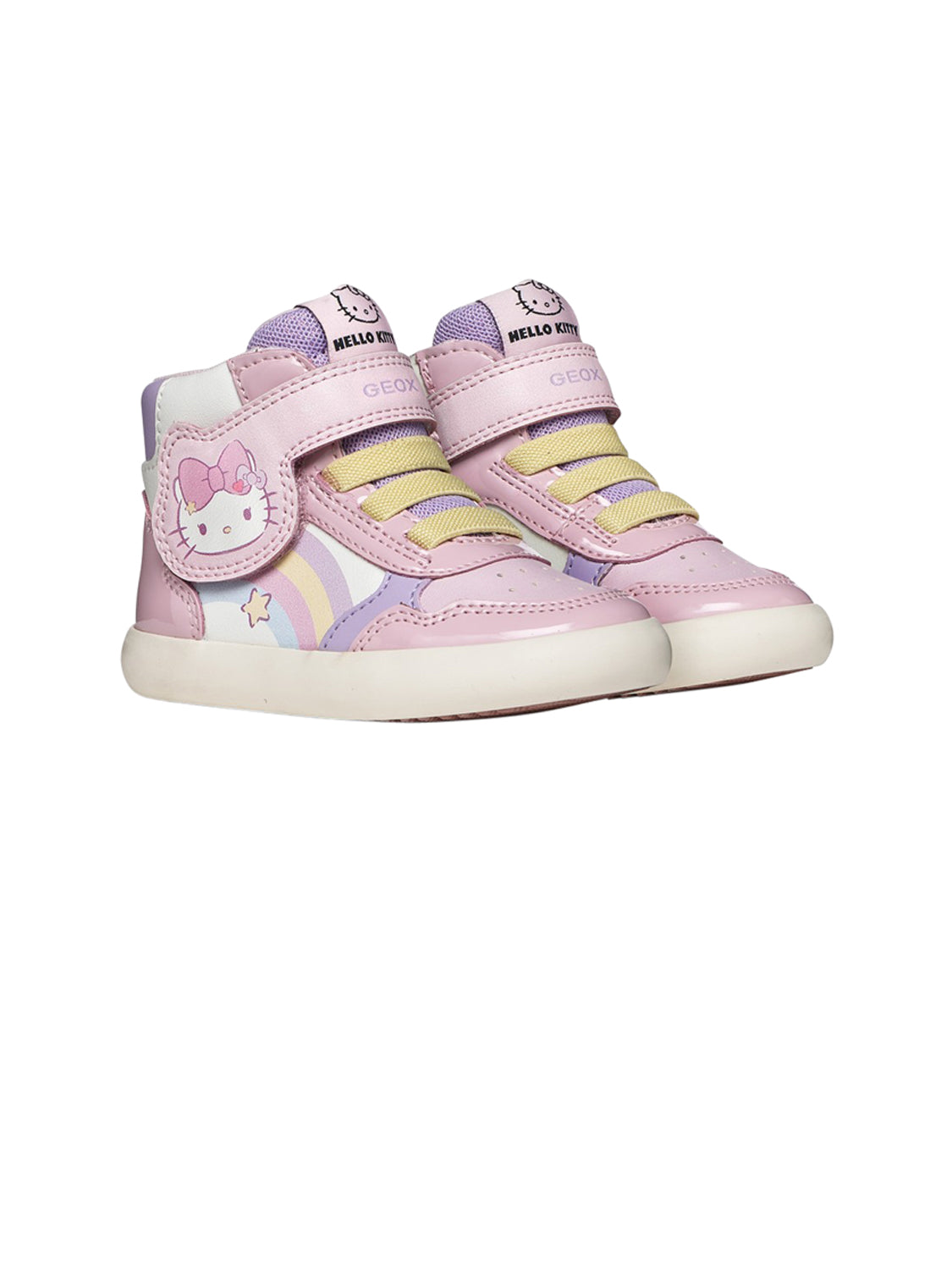 GEOX Sneakers Bambino - Bianco-Rosa modello B661MC-05402