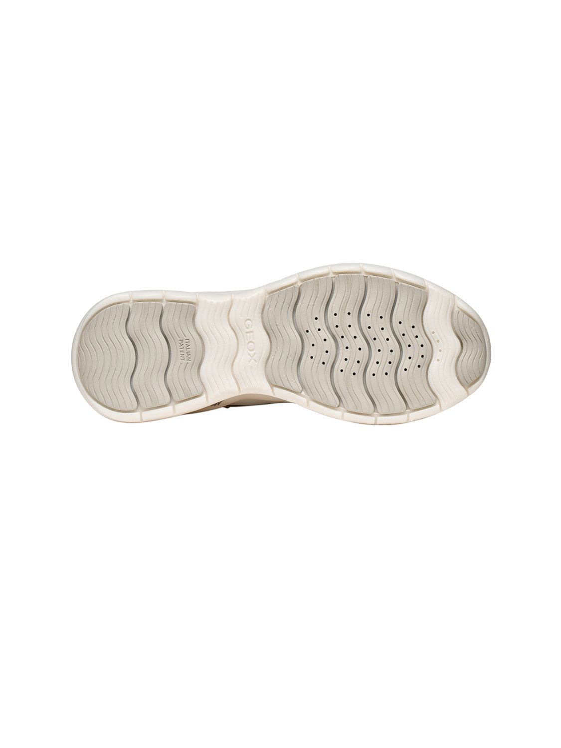 GEOX Sneakers slip-in Donna - Bianco-Beige modello D6809B-0119B