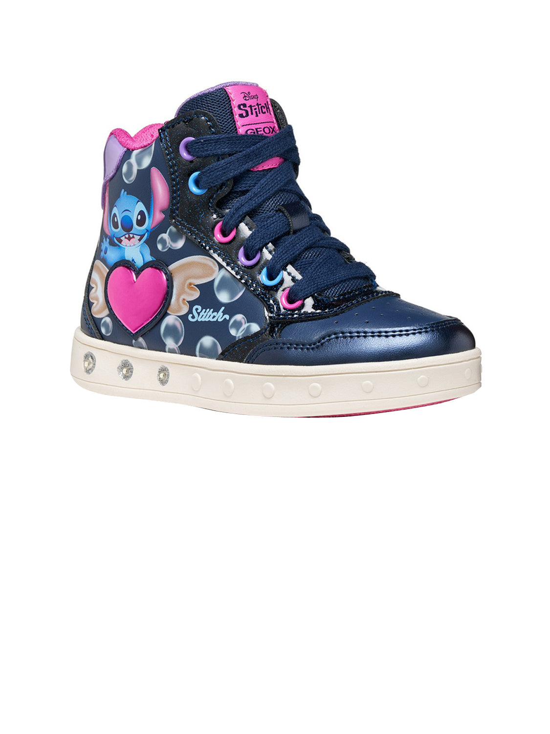 GEOX Sneakers Bambino - Blu-Fuxia modello J668WE-054AJ