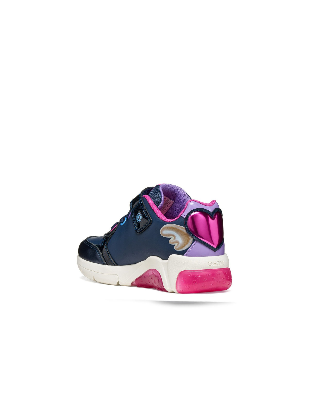 GEOX Sneakers con strappi Bambino - Blu-Fuxia modello J66M4E-05402