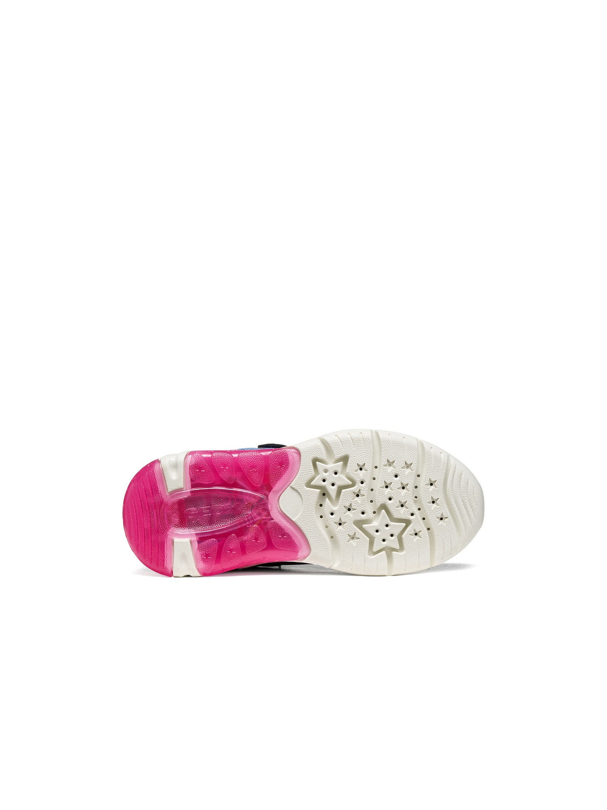 GEOX Sneakers con strappi Bambino - Blu-Fuxia modello J66M4E-05402