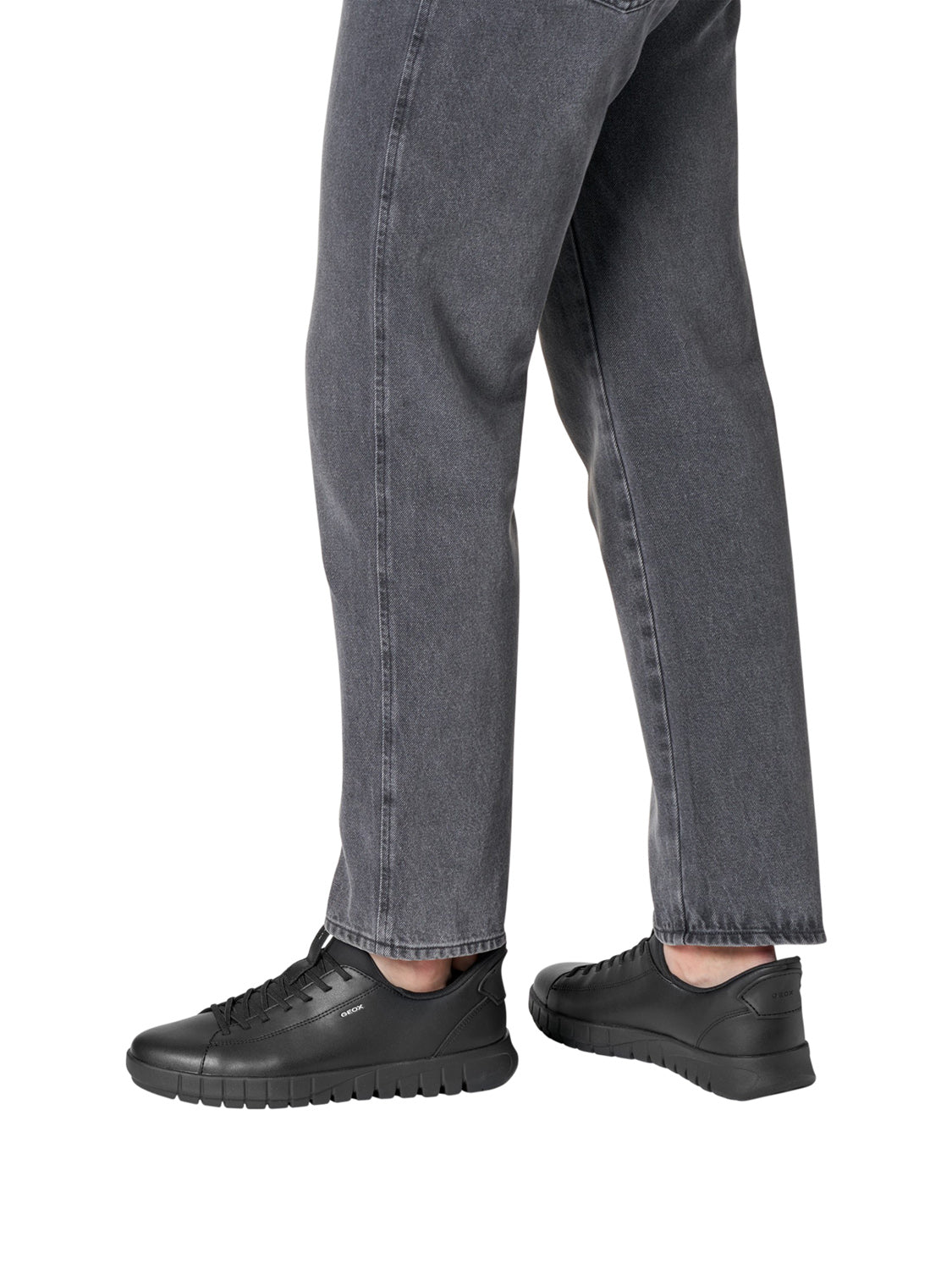 GEOX Sneakers slip-in Uomo - Nero modello U65MAA-0009B