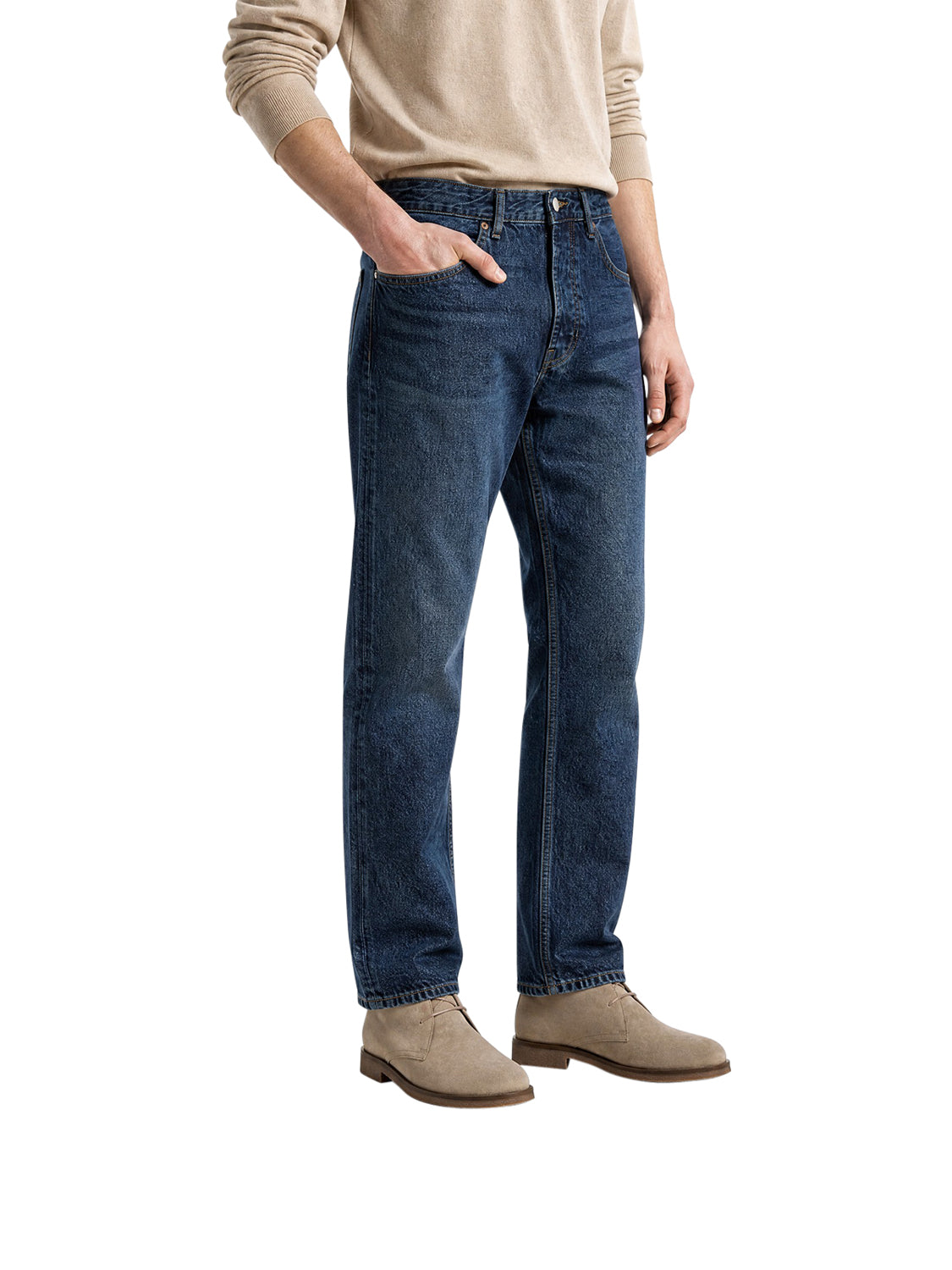 GEOX Stivaletti Polacchine Uomo - Grigio-Marrone modello U6658D-00022