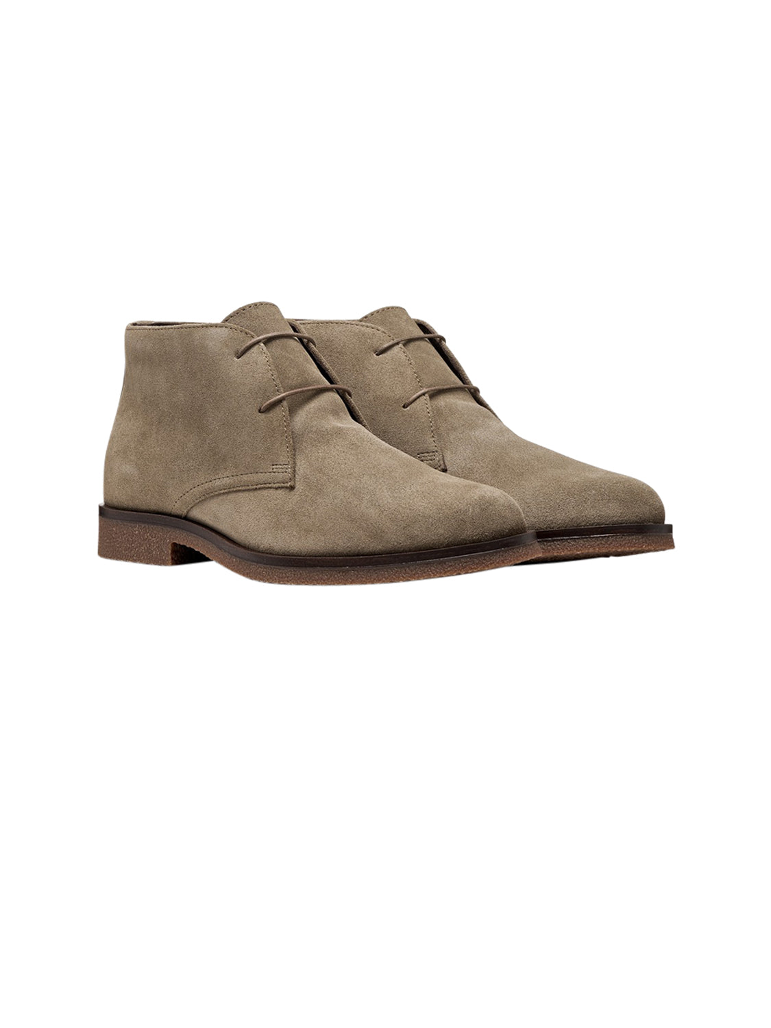 GEOX Stivaletti Polacchine Uomo - Grigio-Marrone modello U6658D-00022