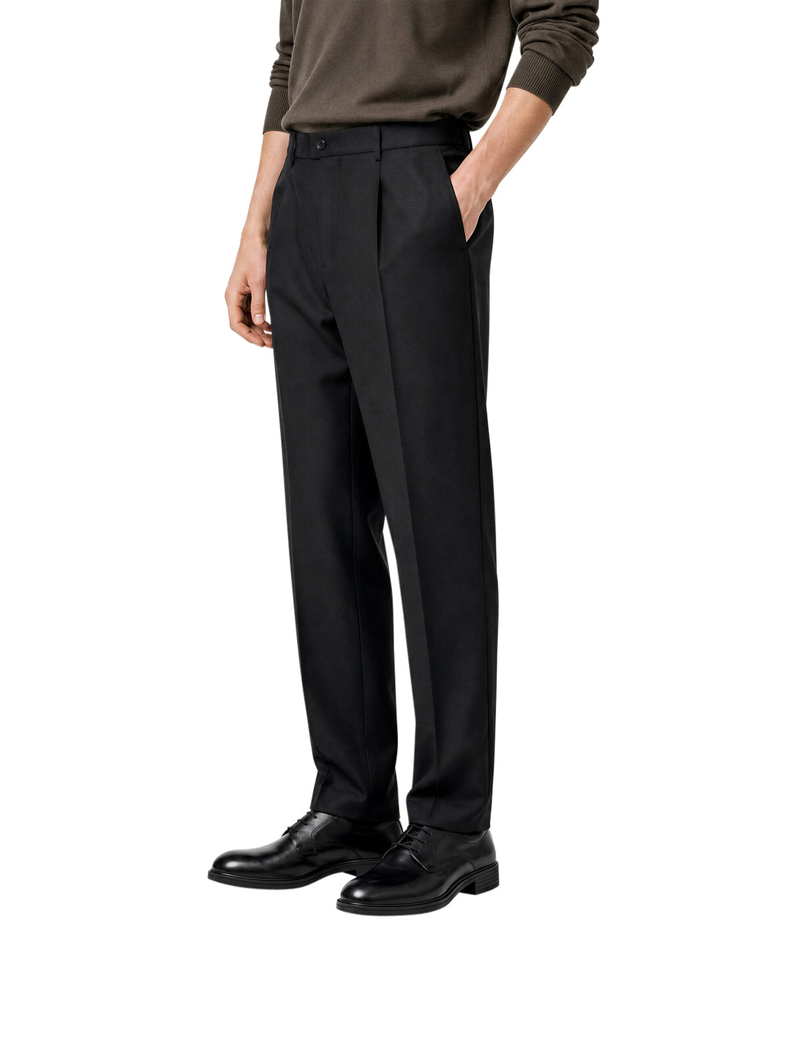 GEOX Scarpe Stringate derby Uomo - Nero modello U66NZD-00043