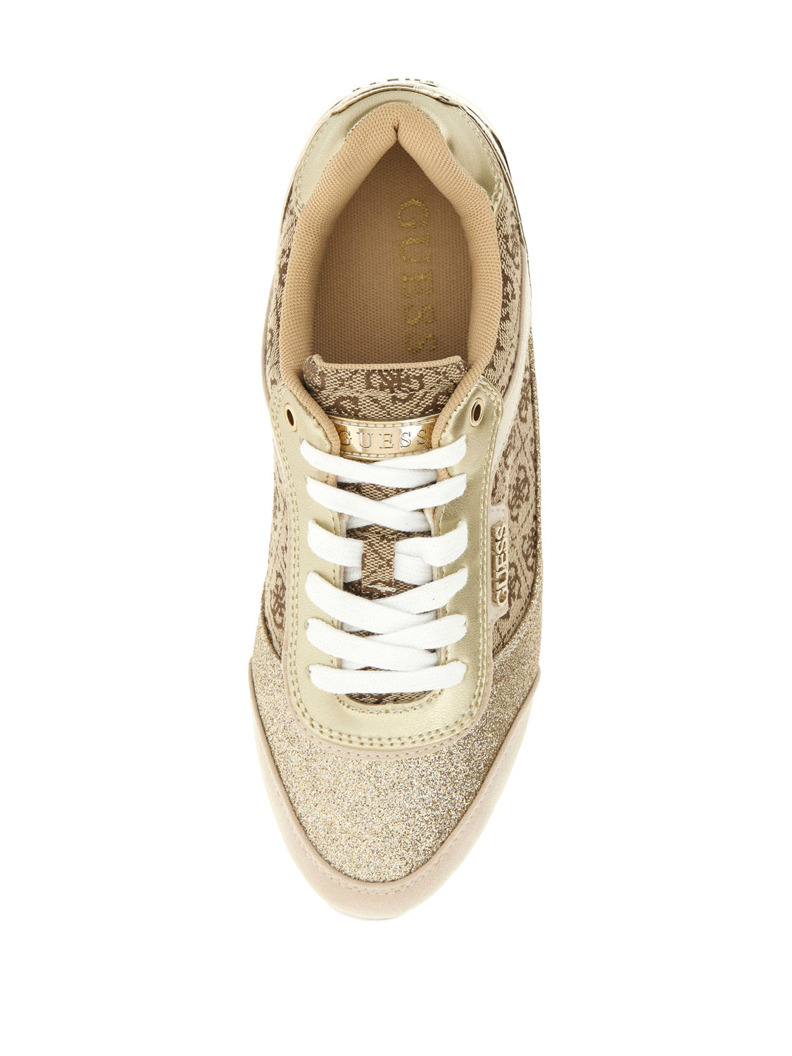 GUESS Sneakers plantare estraibile Donna - Beige modello FL5HNS FAL12