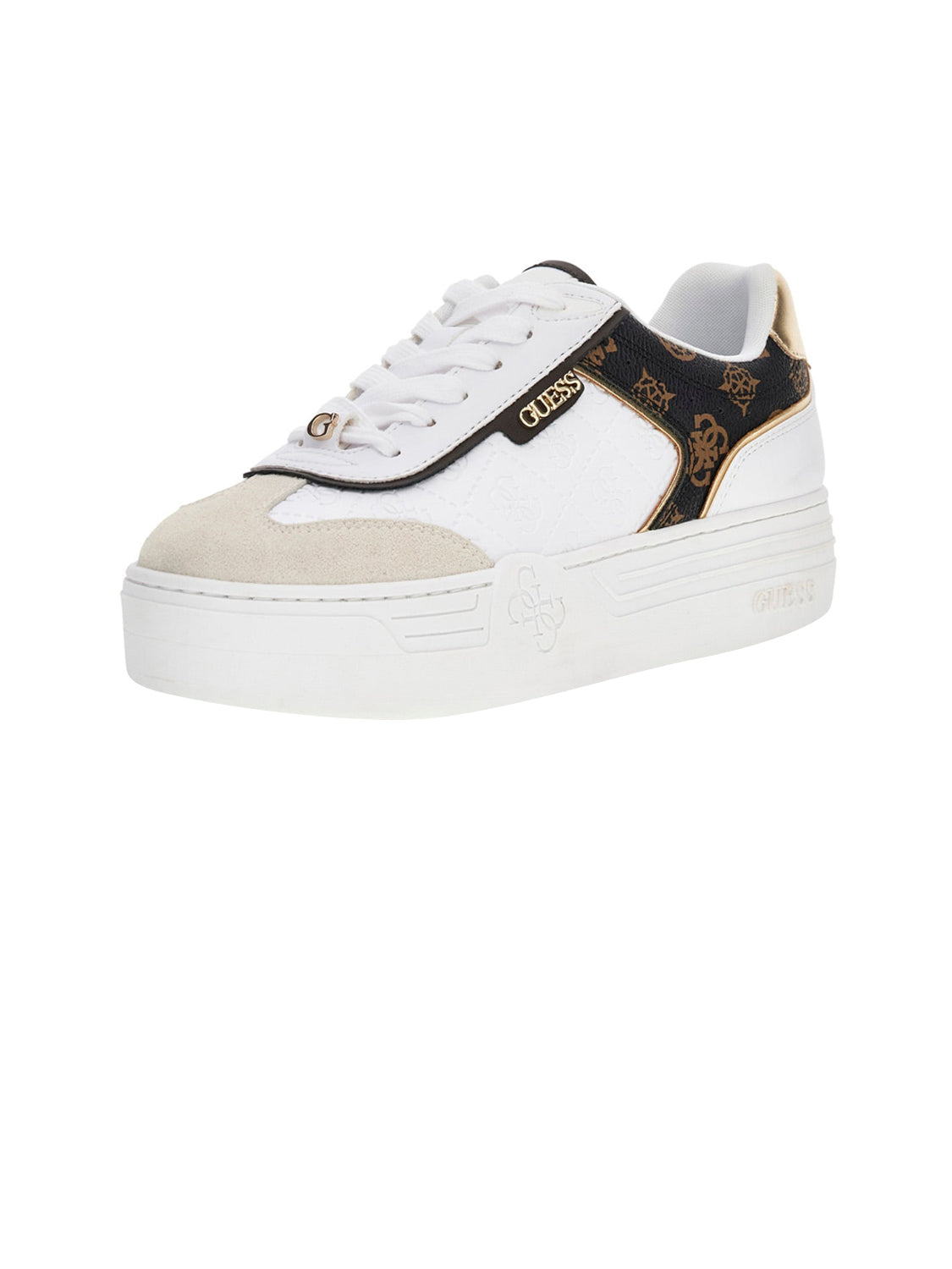 GUESS Sneakers platform Donna - Bianco modello FLFSOM FAL12
